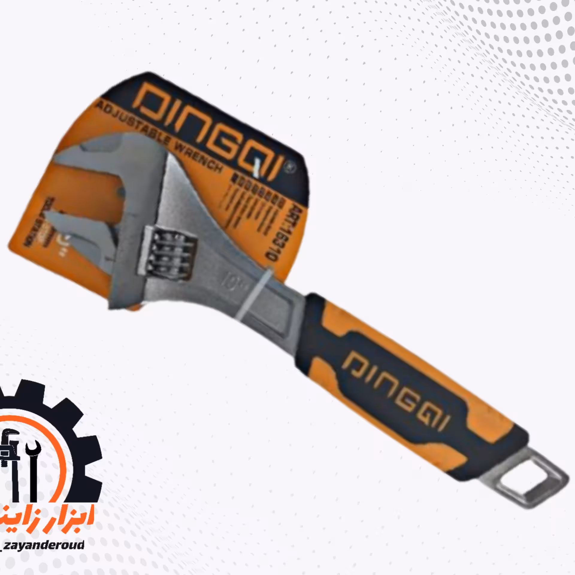 آچار فرانسه روکشدار 10 اینچ دینگی