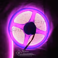 نواری COB تراکم 320 صورتی 12 ولت رول 5 متری