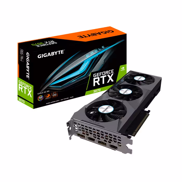کارت گرافیک گیگابایت GeForce RTX 3070 EAGLE OC 8G