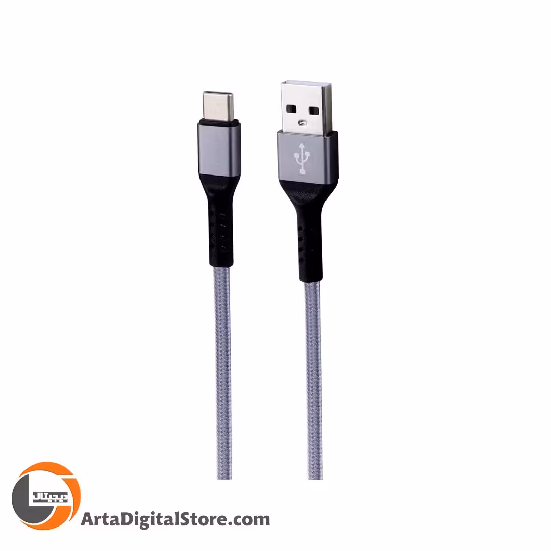 کابل تایپ سی Nitu NC352 Type-C To USB PD 60W Gray طول 1m