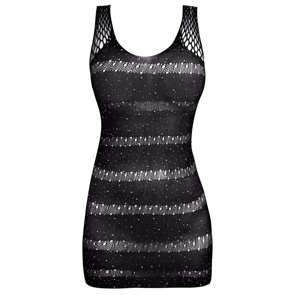 سرهمی فانتزی مشکی مدل نگین دار کد 4860-7099