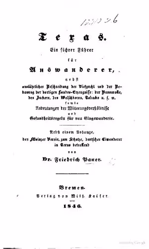 خرید و دانلود نسخه کامل کتاب Texas. Ein sichrer Führer für Auswanderer, ...