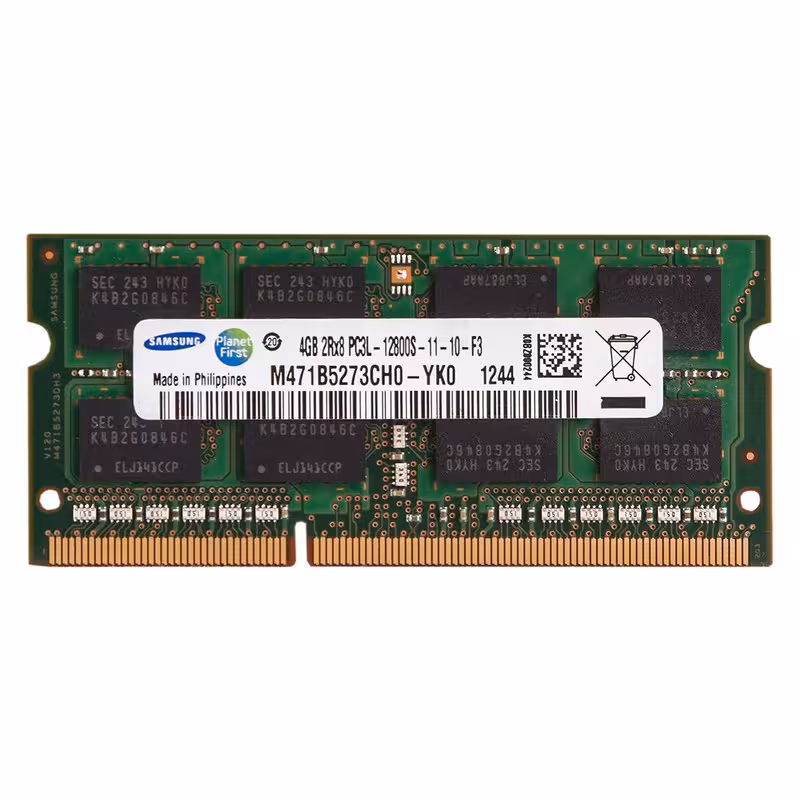رم لپ تاپ سامسونگ مدل DDR3L 12800S MHz ظرفیت 4 گیگابایت | کالا مکس