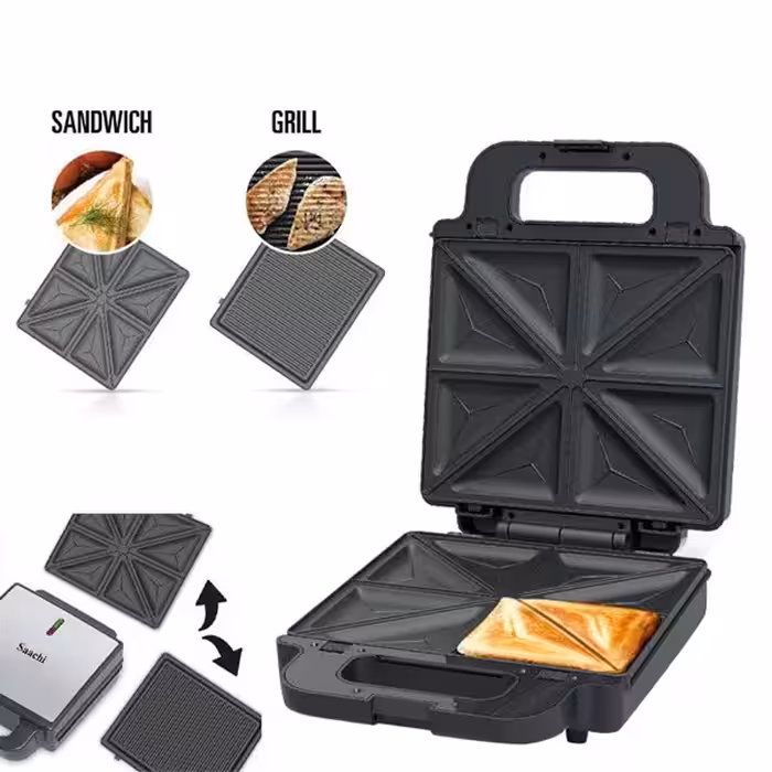 ساندویچ ساز 2 کاره ساچی مدل NL-2M-1570