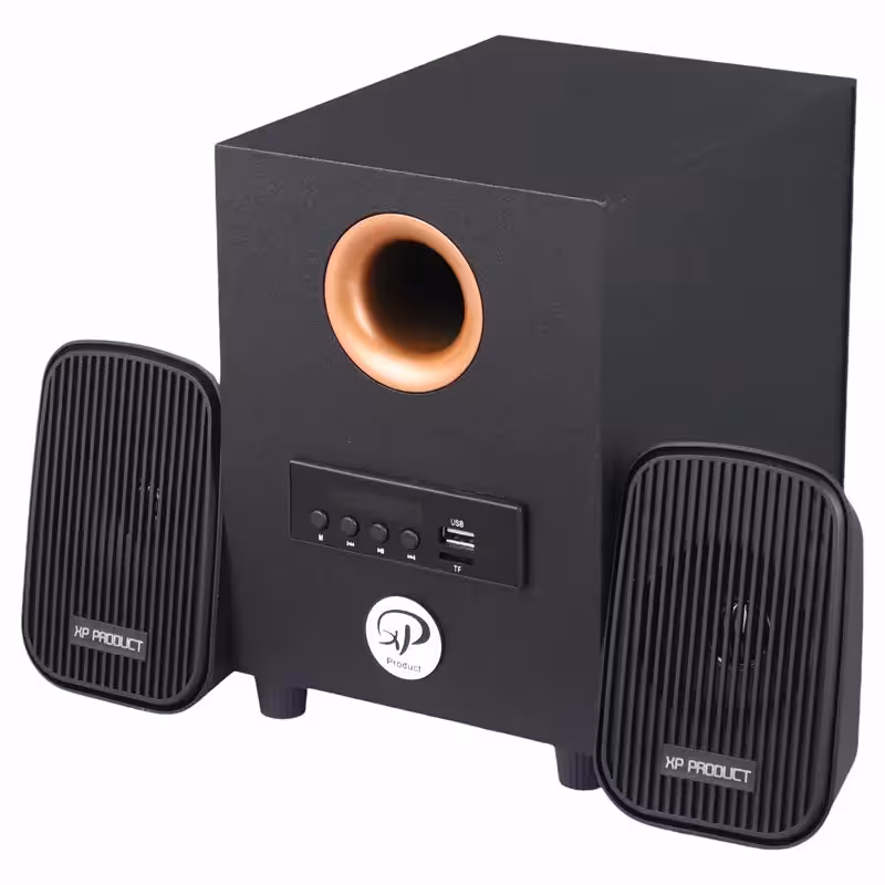 اسپیکر سه تکه بلوتوثی رم و فلش خور XP-Product XP-S91M   ریموت کنترل