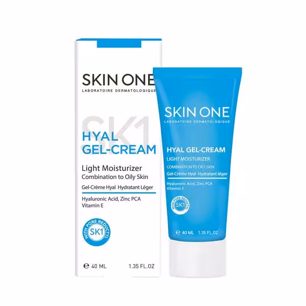 ژل کرم مرطوب کننده هیال اسکین وان مناسب پوست مختلط تا چرب