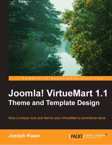 خرید و دانلود نسخه کامل کتاب Joomla! VirtueMart 1.1 Theme and Template Design