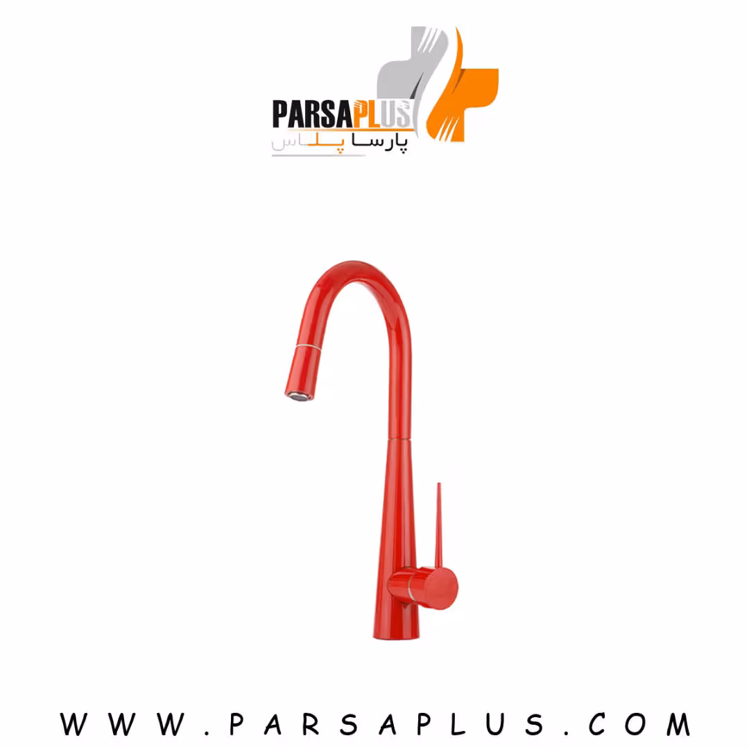 شیر آشپزخانه شودر مدل ایتن قرمز