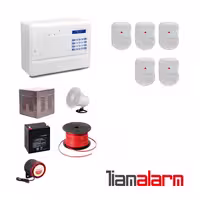 پکیج دزدگیر اماکن باسیم وزنی مدل فایروال سیم کارتی و تلفنی F10N5