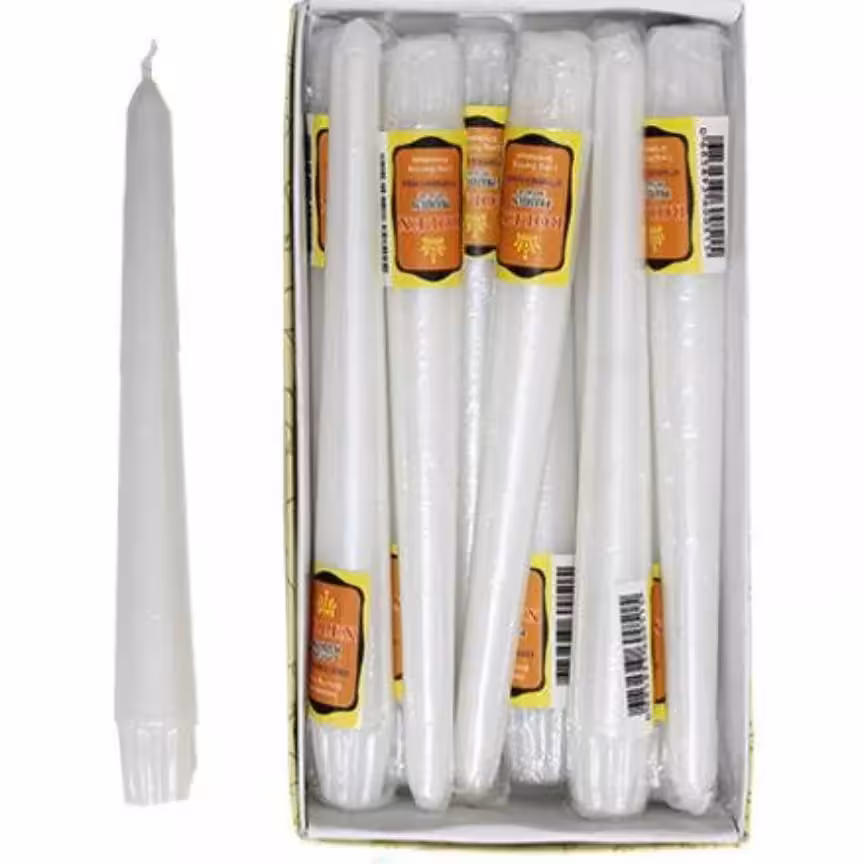 شمع 20 سانت سفید