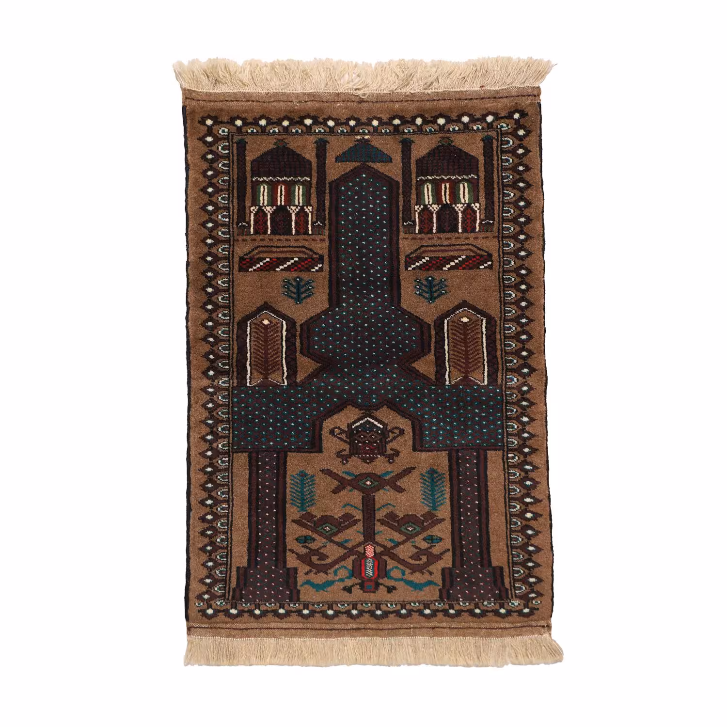 فرش قدیمی دستباف نیم متری کد 4030580