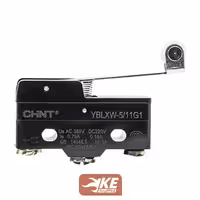 میکروسویچ ساده قرقره‌ای دسته‌بلند چینت YBLXW-5/11G1