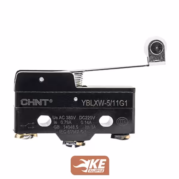 میکروسویچ ساده قرقرهای دستهبلند چینت YBLXW-5/11G1
