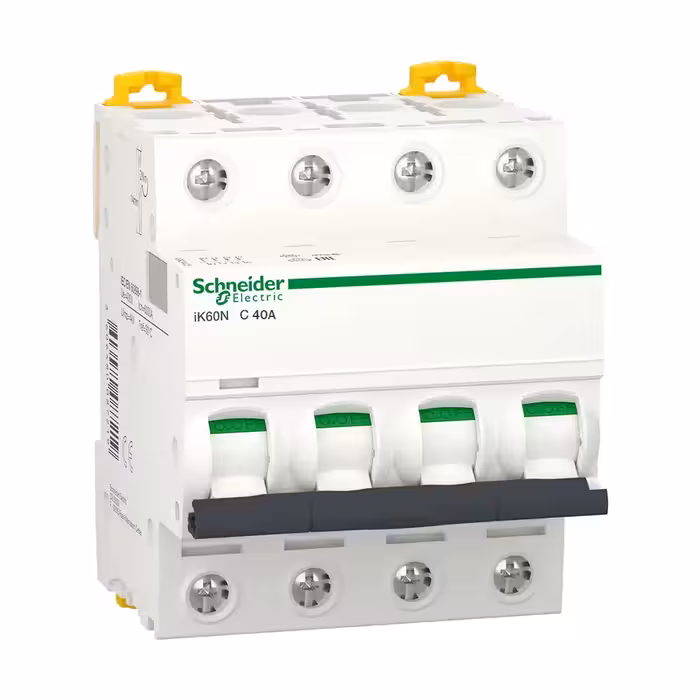 کلید مینیاتوری 4 پل 40 آمپر تیپ C اشنایدر