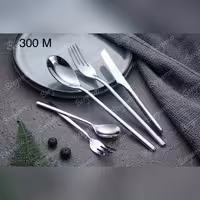 سرویس قاشق چنگال 160 پارچه برگامو مدل 300m