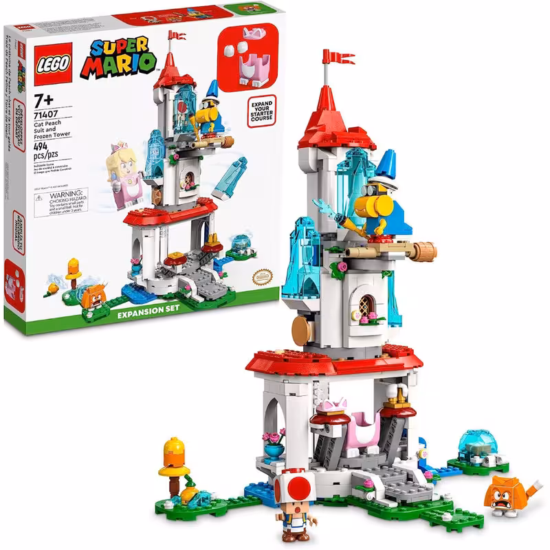 لگو اورجینال قلعه سوپر ماریو Super Mario Cat Peach Suit 71407