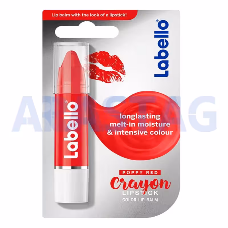 رژ و بالم لب قرمز لابلو labello مدل poppy red