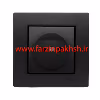 پریز برق ساده توکار ویرا مدل ویرا ساده مشکی