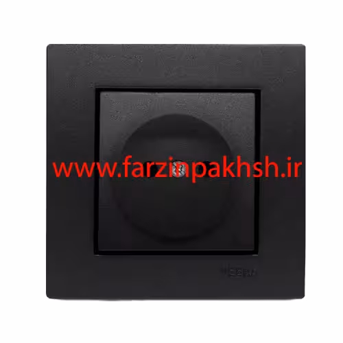 پریز برق ساده توکار ویرا مدل ویرا ساده مشکی