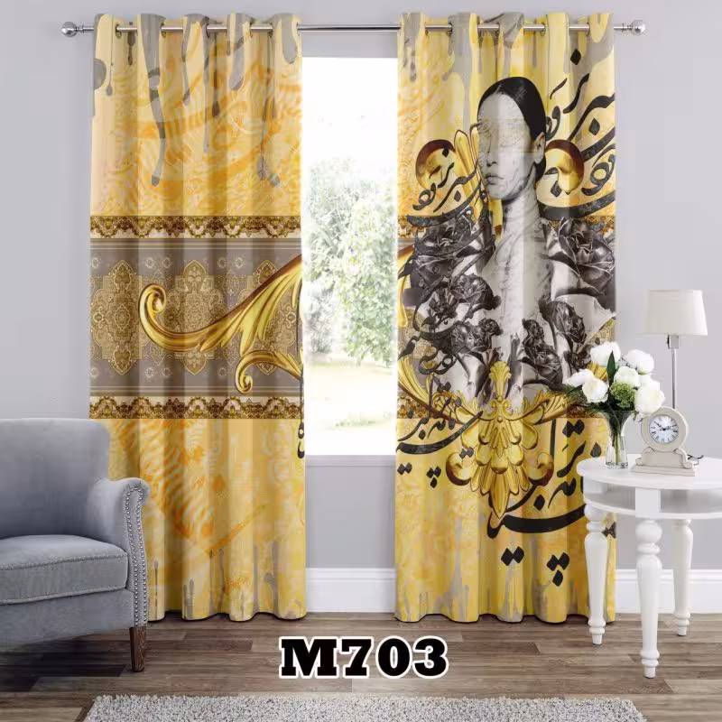 پرده سه بعدی طرح شعر