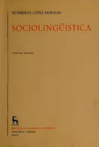 خرید و دانلود نسخه کامل کتاب Sociolingüística