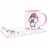 خرید ماگ-لیوان   دختر کلاه بسر اسم رستا بدون زیر لیوانی  ، . .