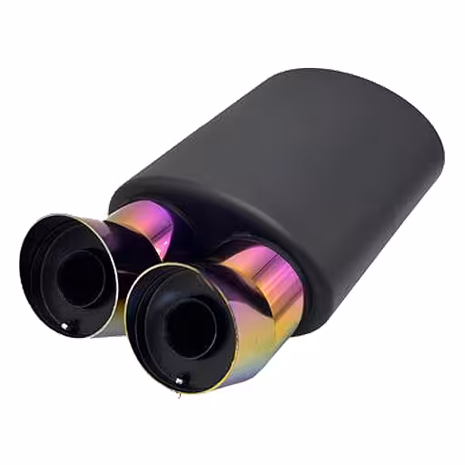 خرید منبع اگزوز اسپرت خودرو رویال دو لول هفت رنگ کد 728 | اتوموبی