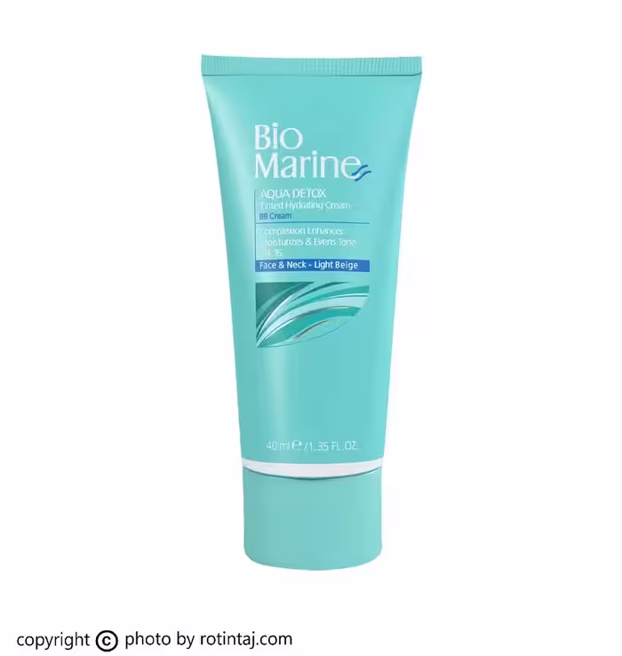 بی بی کرم رطوبت رسان بژ روشن SPF15 بایومارین حاوی جلبک دریایی 40 میلی