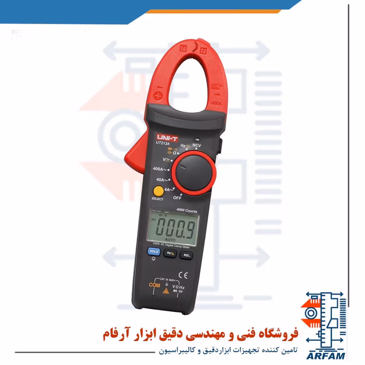 کلمپ آمپرمتر یونیتی مدل UNI-T UT-213A