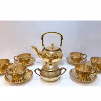 چای خوری برنزهندی جهزیه عروس(پسکرایه)