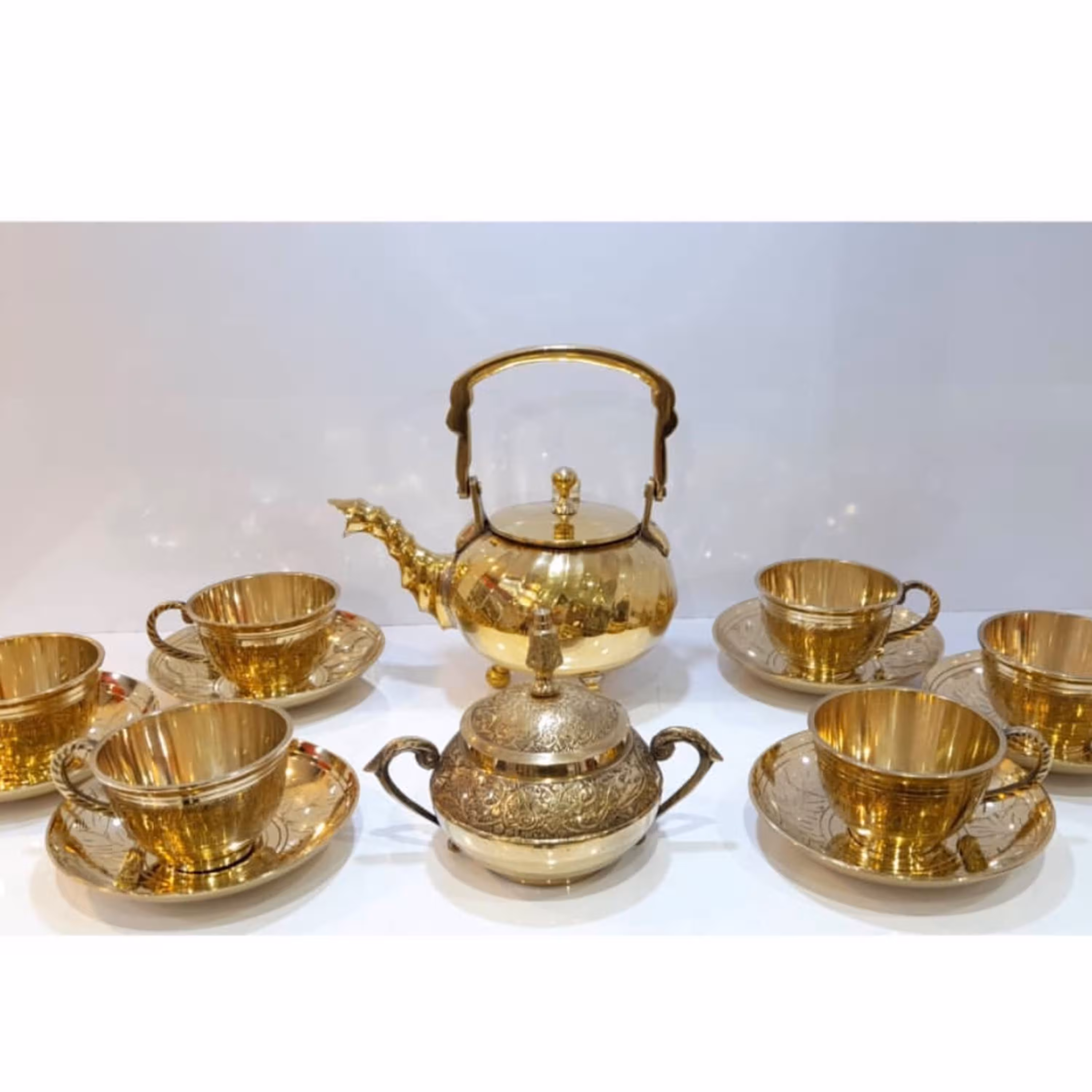 چای خوری برنزهندی جهزیه عروس(پسکرایه)