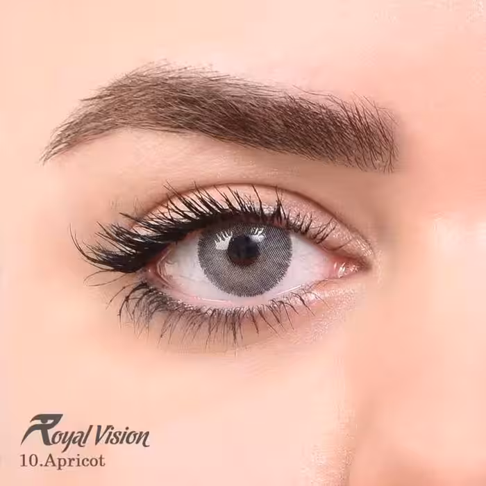 لنز چشم رویال ویژن شماره 10 با رنگ Apricot