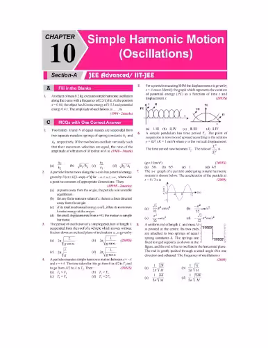 خرید و دانلود نسخه کامل کتاب SHM Simple Harmonic Motion and Oscillations IIT JEE Chapterwise Solution 1978 to 2017 AIEEE IIT JEE Main included