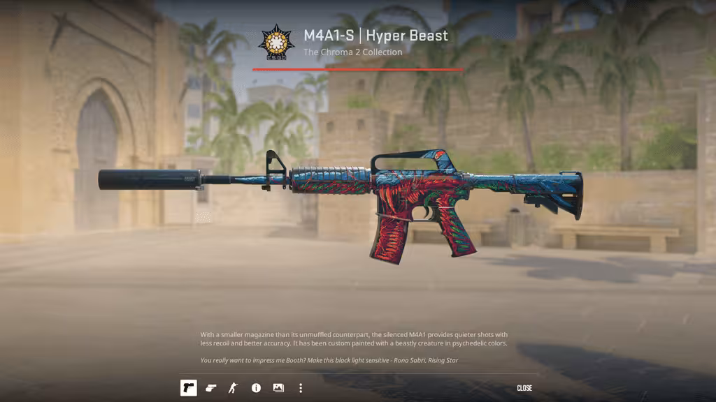 M4A1-S | Hyper Beast [FT] (Field Tested)