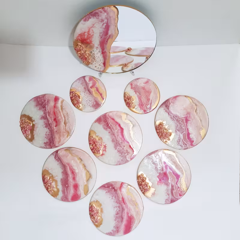 مجموعه ظروف هفت سین 9 پارچه مدل بهار