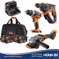 کیت 3 دستگاه شارژی 18 ولت آاگ AEG مدل JP18H3-402