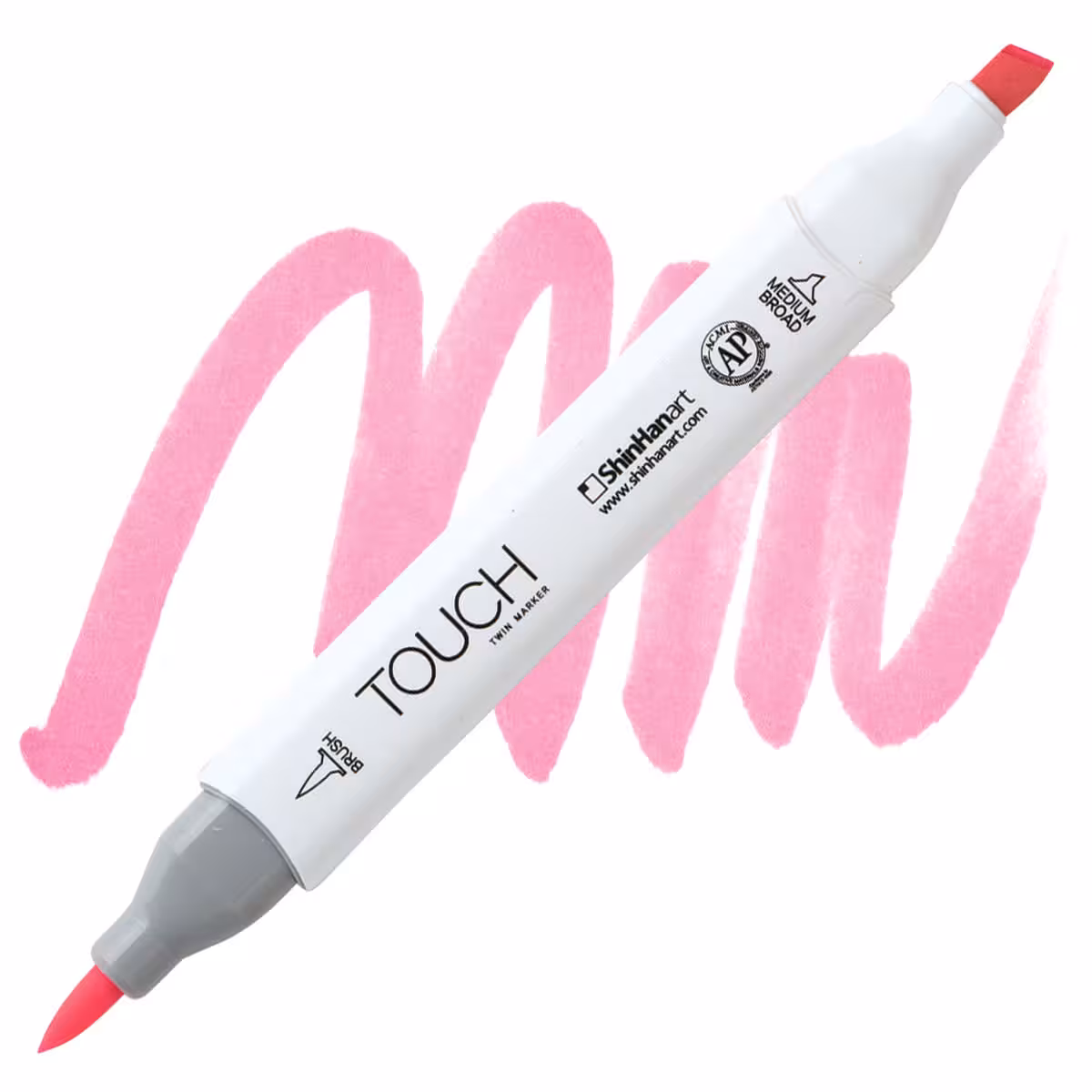 ماژیک طراحی دو سر تاچ (بدنه سفید) کد R8