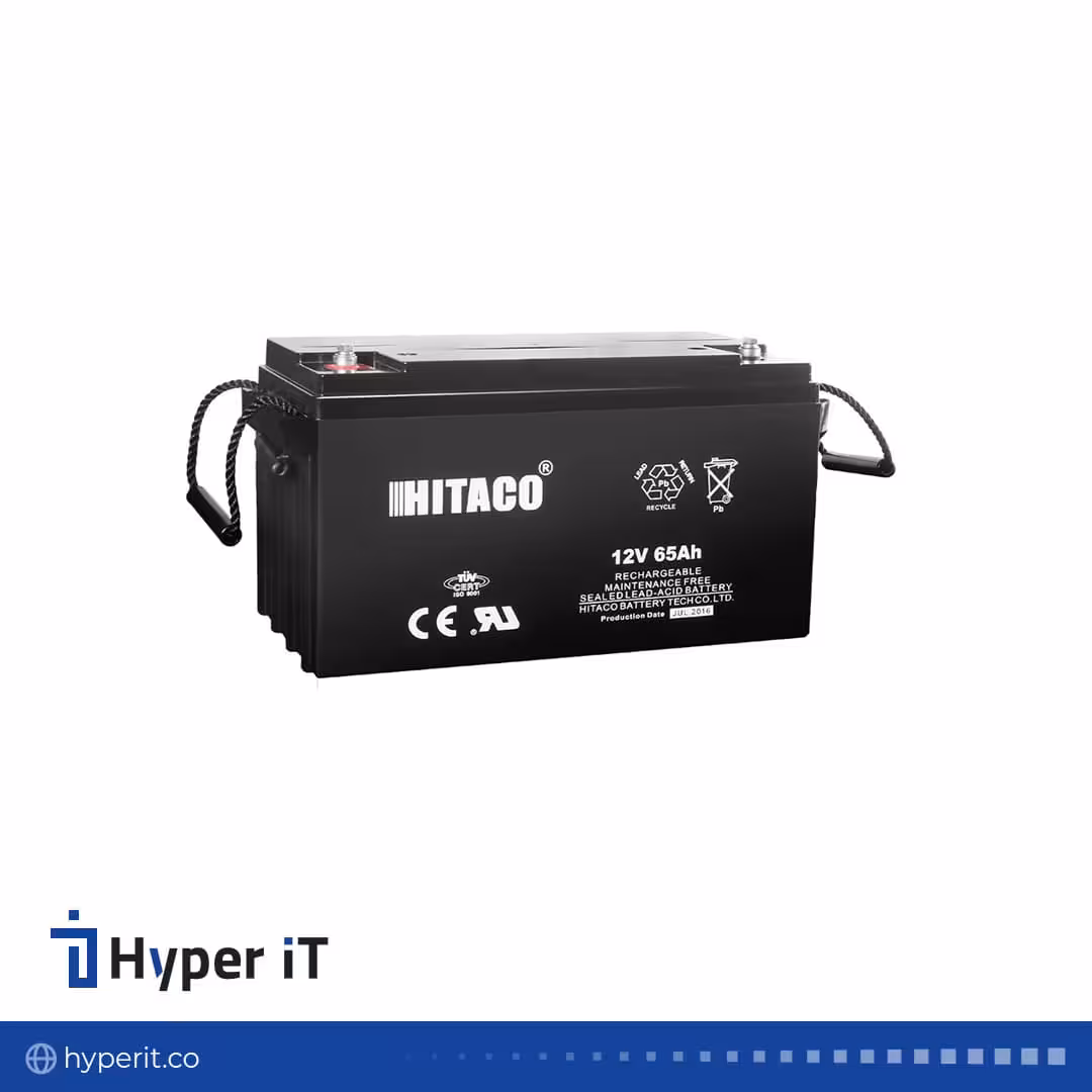 باتری یو پی اس 65 آمپرساعت هیتاکو (Hitaco) 12 ولت