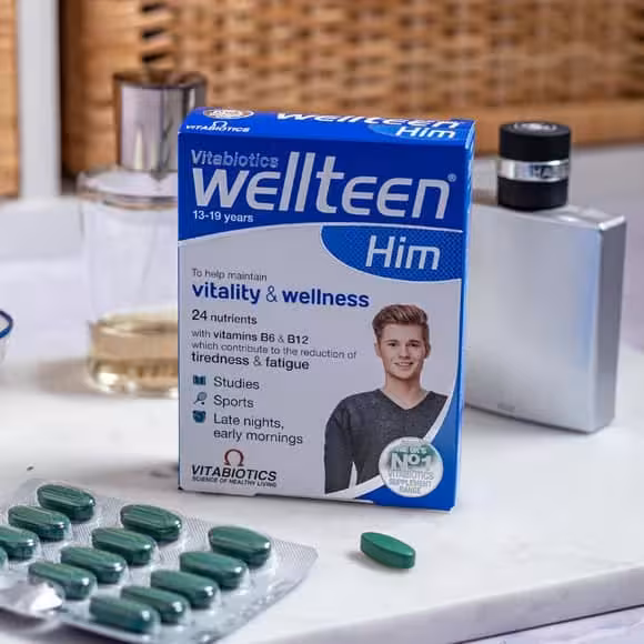 قرص ولتین هیم ویتابیوتکس اصل | Vitabiotics Wellteen Him30 tablets