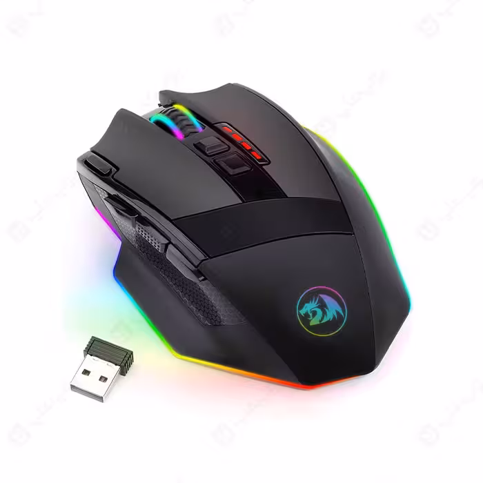 موس گیمینگ بی سیم RGB ردراگون مدل Sniper Pro M801P