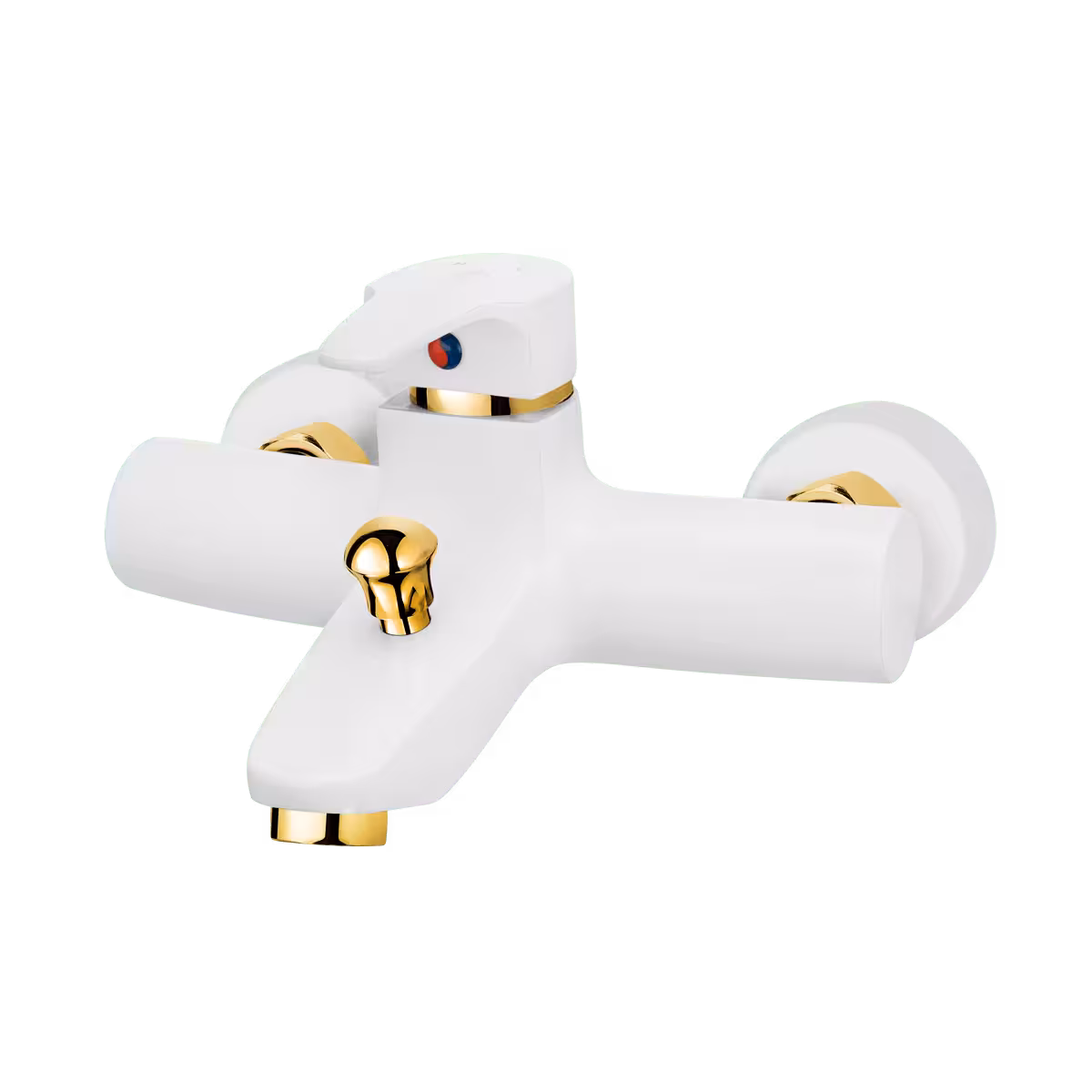 شیر حمام کاویان مدل آنیتا سفید طلایی