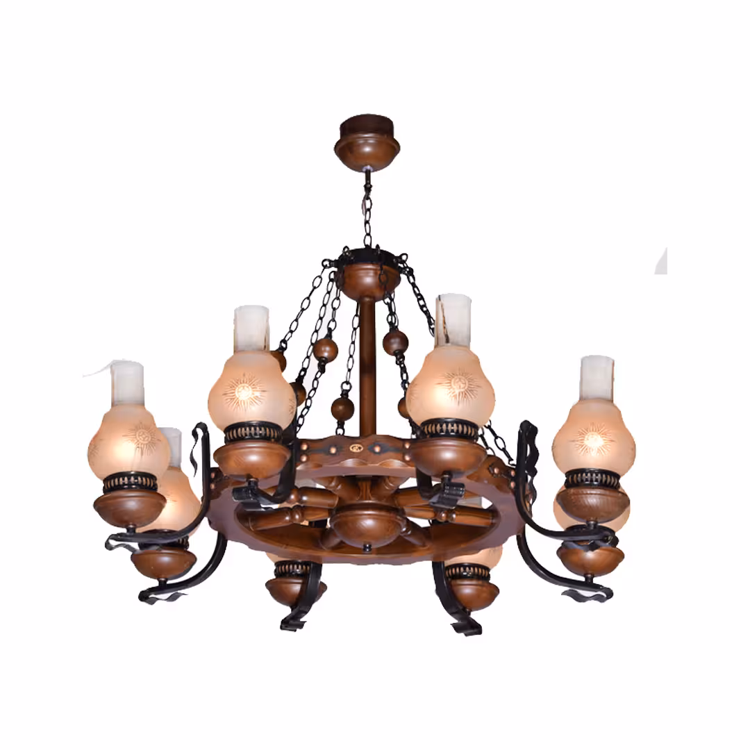 لوستر ویل 8 شعله دارکار