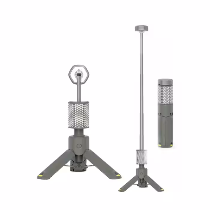 چراغ کمپینگ شارژی ضدآب سه پایه دار تلسکوپی THOREFIRE مدل VP-CL01 ULTRA