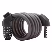 قفل دوچرخه سایکلینگ باکس مدل رمزدار کابل فولادی کد C0513 | کالا مکس