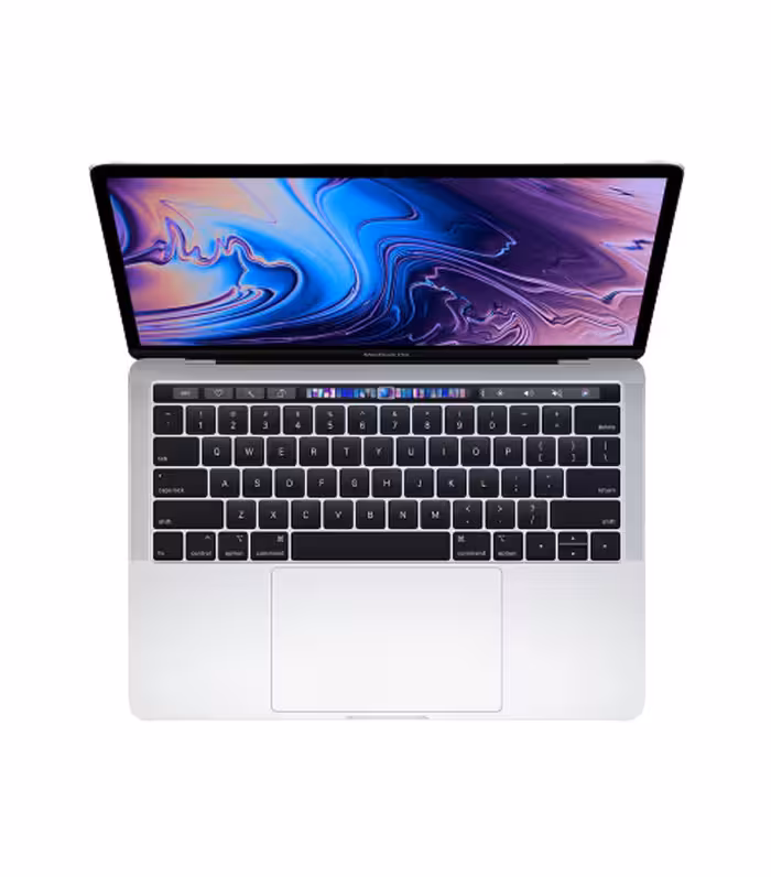 مک بوک پرو 13 اینچ 2019 ظرفیت 8/512 گیگابایت تاچ بار نقره ای مدل MV9A2