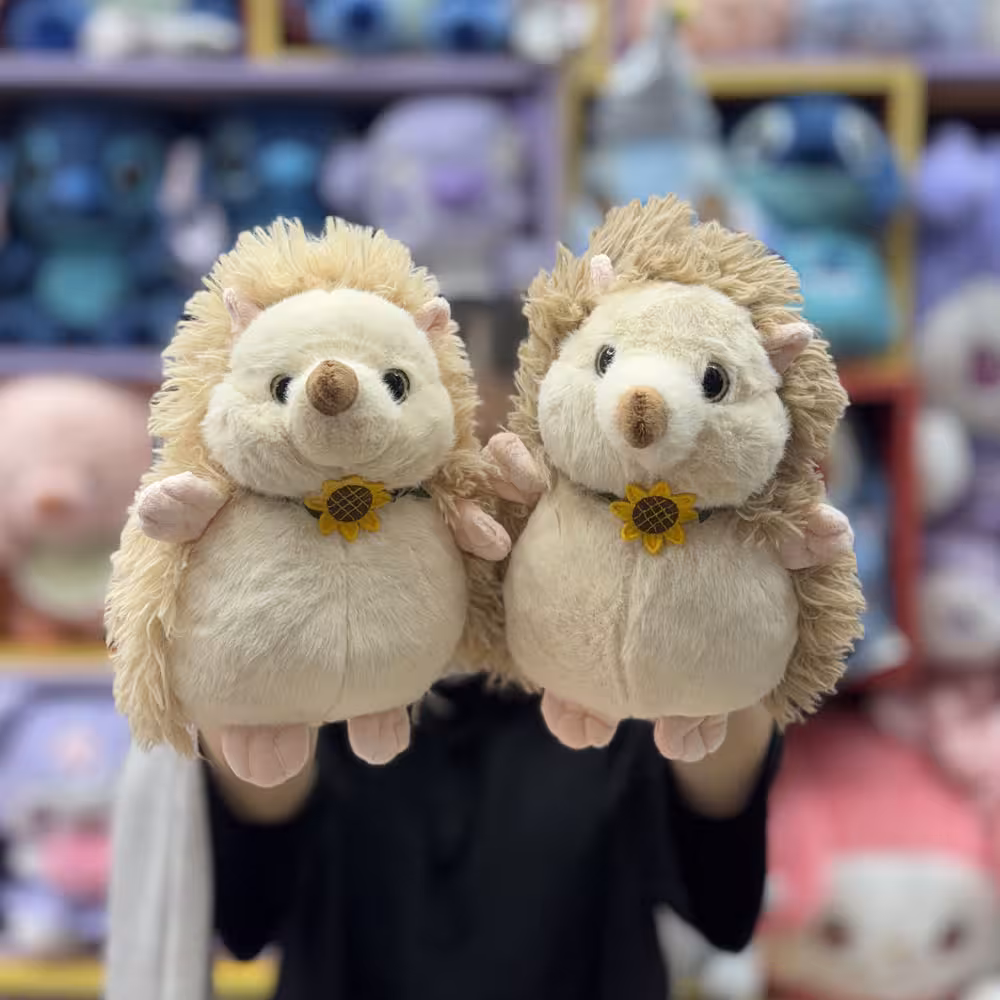 عروسک جوجه تیغی گل دار