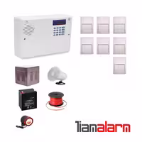 پکیج دزدگیر اماکن باسیم مدل سایلکس سیمکارتی و تلفنیSG8F7