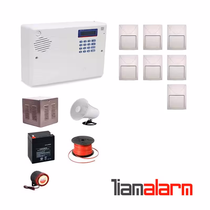 پکیج دزدگیر اماکن باسیم مدل سایلکس سیمکارتی و تلفنیSG8F7