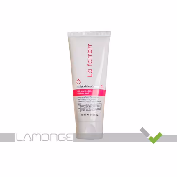 کرم مرطوب کننده و آبرسان لافارر مناسب پوست حساس حجم 75 میلی لیتر