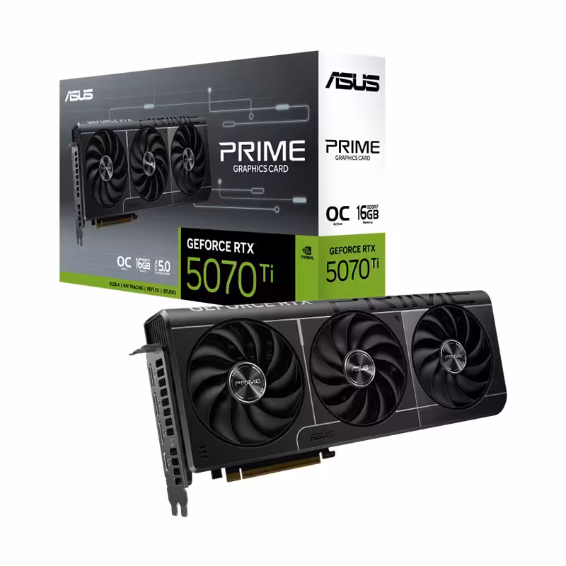 کارت گرافیک ایسوس PRIME GeForce RTX 5070 TI 16GB OC Edition